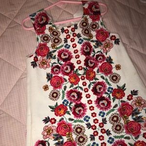 Zara Girls Cute Floral Patterned Dress